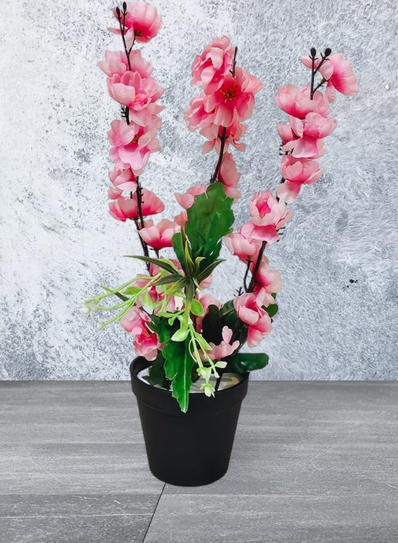 Al-Rawasem House Artificial tree planted in a green pot, 40 cm - Image 2