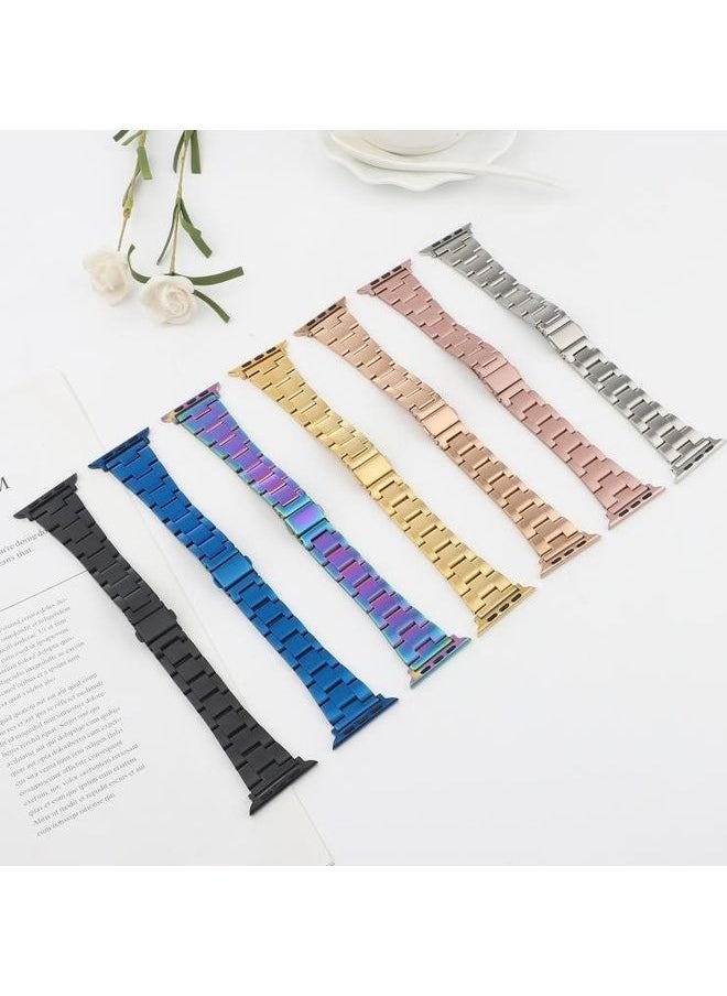 NIBEMINENT - Replacement Strap For Apple Watch Series Gold - Image 1