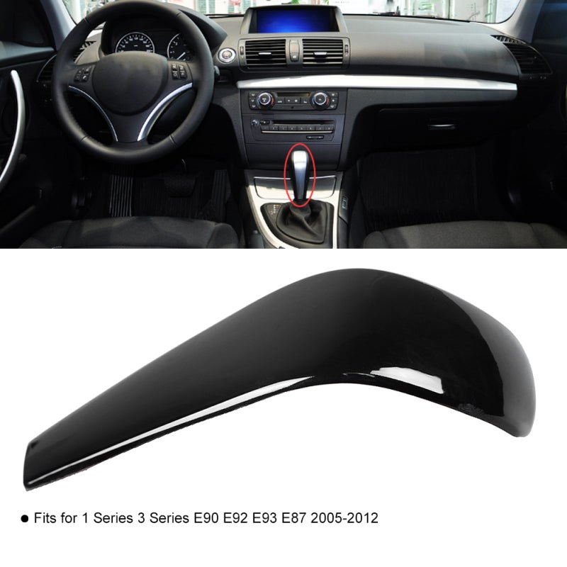 Gear Shift Head Cover ABS Decoration Trim - Durable Rust-Proof Gear Shift Knob Cap for E90 E92 E93 3 Series 2005-2012 Interior - Image 5