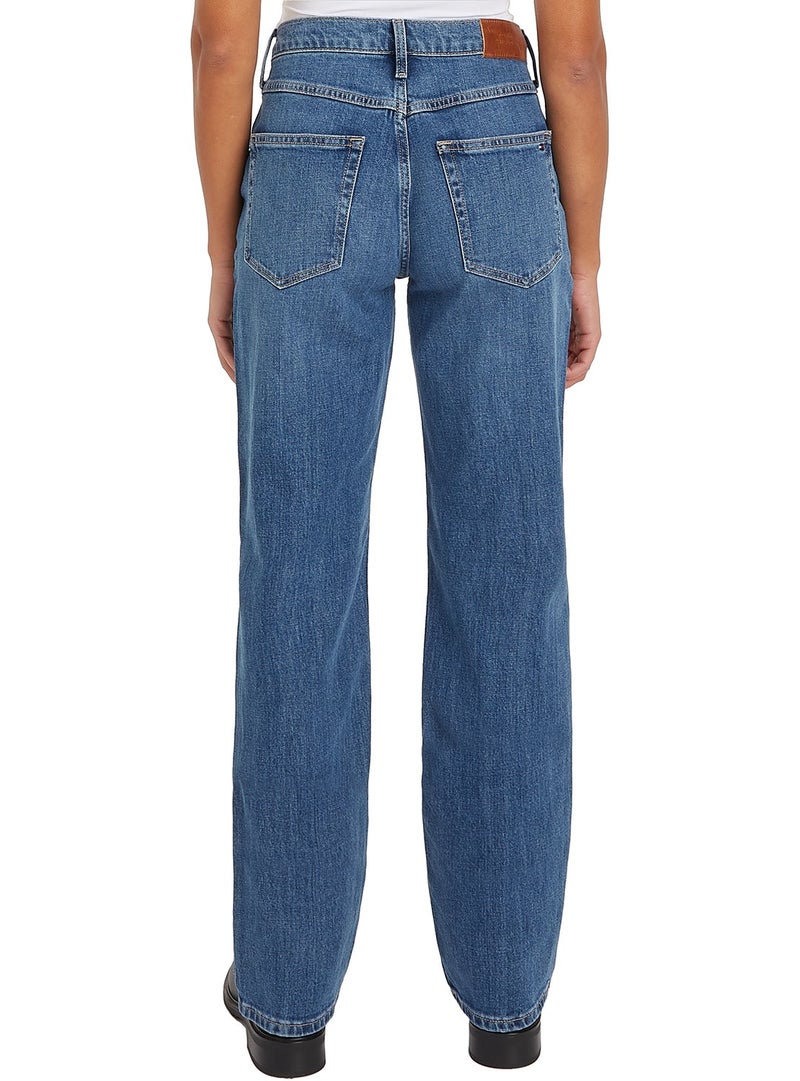 TOMMY HILFIGER Mid Rise Classic Straight Jeans - Image 3