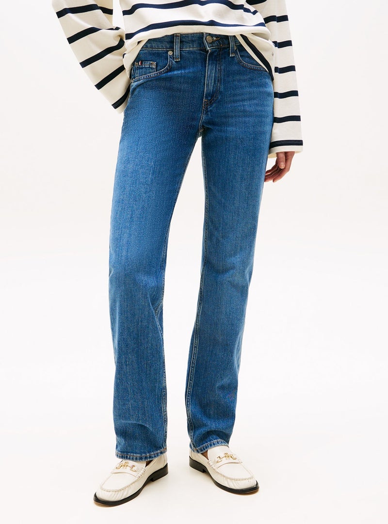 TOMMY HILFIGER Mid Rise Classic Straight Jeans - Image 2