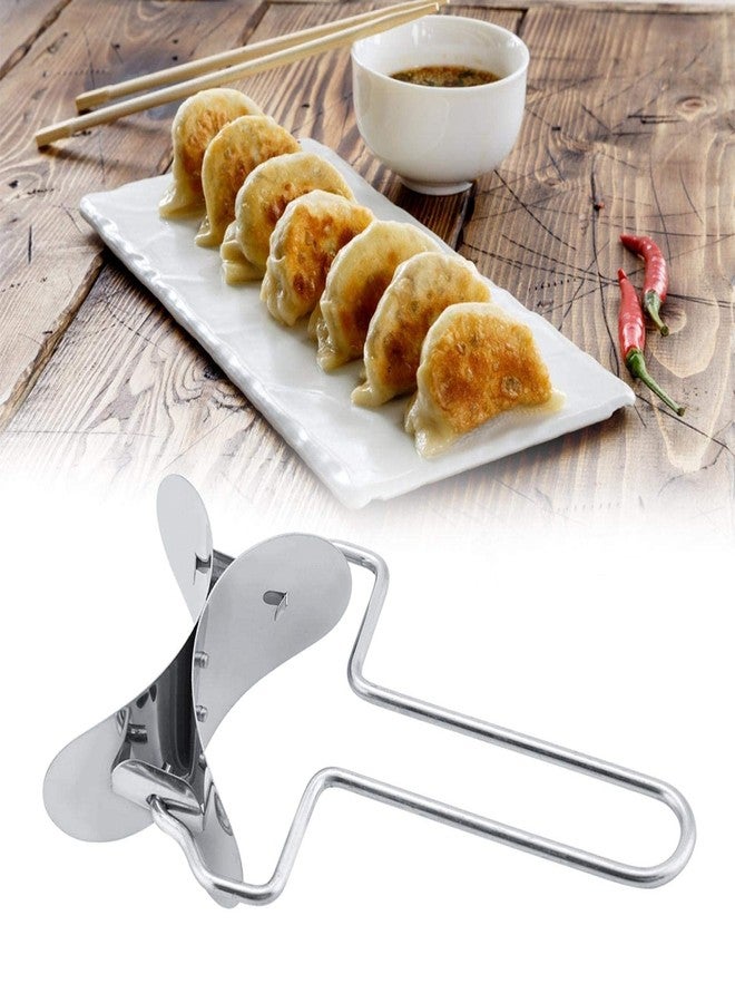 OUKENS Dough Blender and Dumpling Maker - Stainless Steel Dumpling Wrapper, Dumpling wrapper cutter Circle Roller Mold Cooking Ravioli or Dumplings Utensils Kitchen Accessories - Image 5
