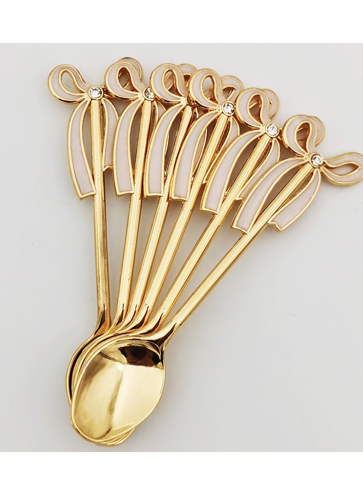 قاعدة الأوزّة المبدعة 6 قطع الحلوى ملعقة القهوة - Image 2