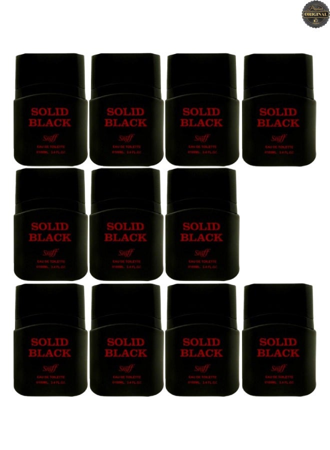 سنيف 11 قطع عطر سوليد بلاك 100 مل - Image 1