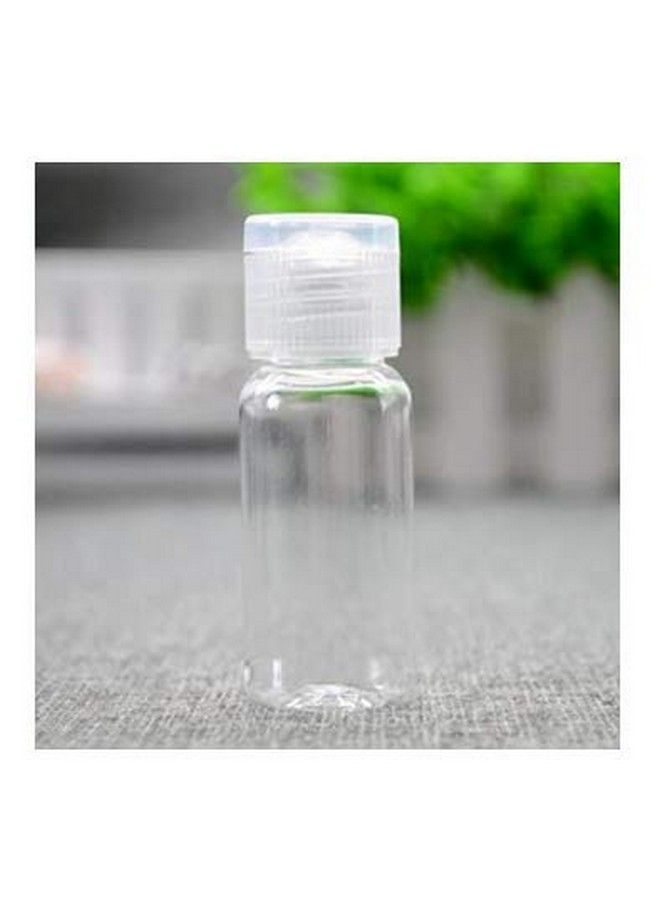 erioctry 12Pcs 10Ml/0.33Oz Empty Plastic Sample Bottle Container Jar Pot Vial With Flip Lid Perfect For Emollient Water Shower Gel Emulsion Etc (White Lid) - Image 3