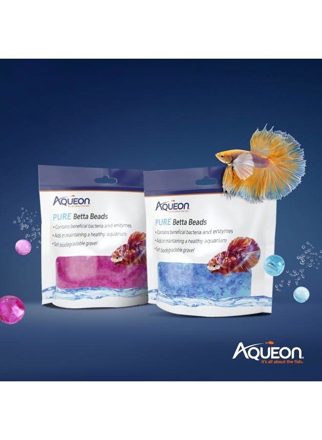 Aqueon PURE Betta Beads, Water Care for Unfiltered Aquariums, Maintains Clear Water and Helps Breakdown Organic Sludge, Blue - Image 4