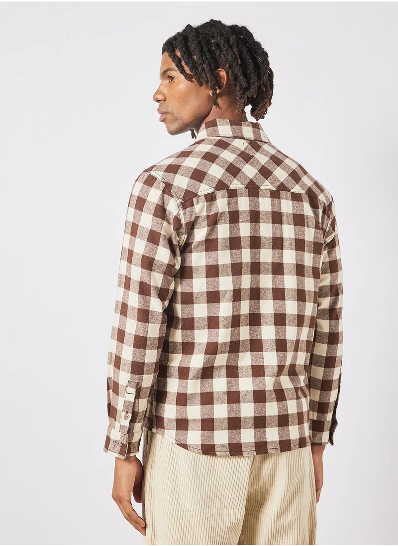 Karl Kani Check Print Shirt