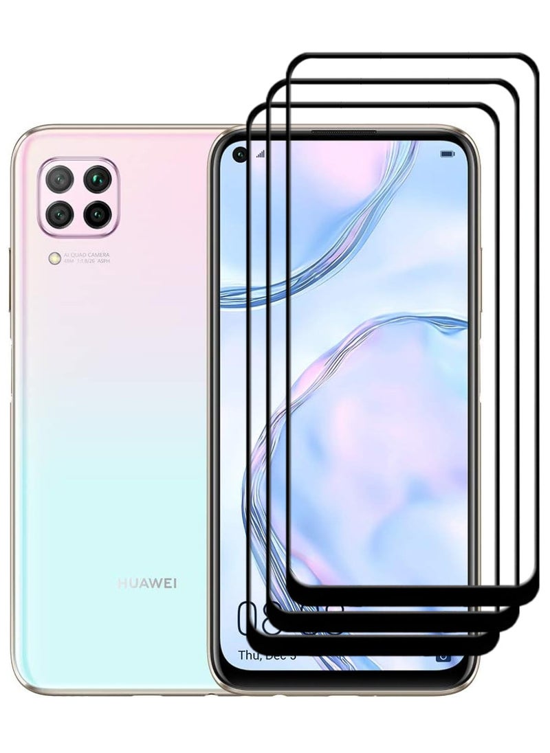 ACLIX 3 Pieces Antistatic ESD Dustproof Premium Quality High Definition Tempered Glass Screen Protector Designed For Huawei nova 7i - Image 1