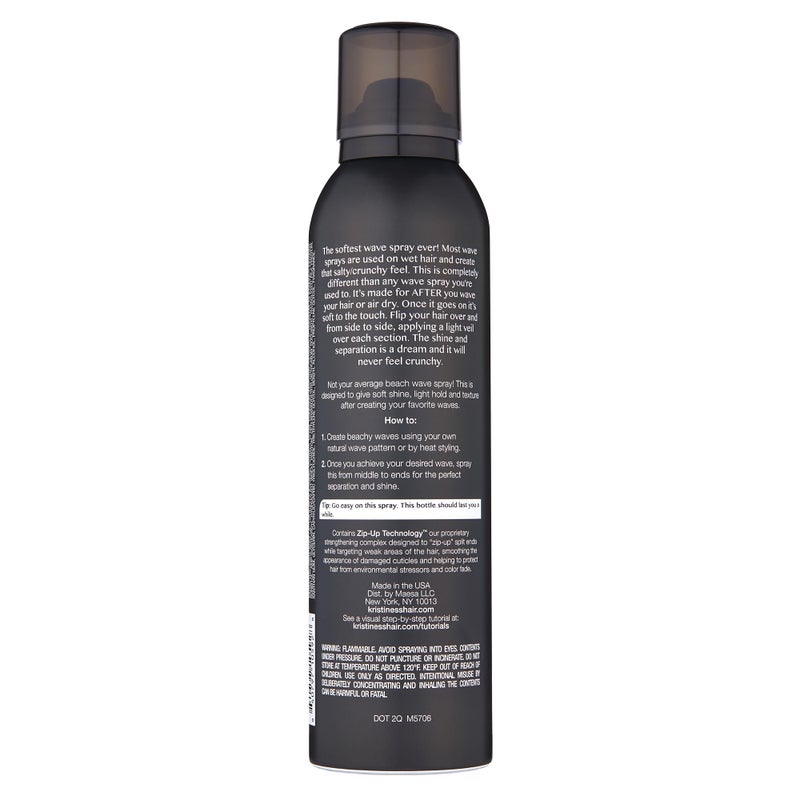 Kristin Ess Hair Soft Shine Beach Wave Hair Spray for Soft Texture + Shine, Non-Drying, Wavy Hair Styling Product, 6.7 oz - Image 2