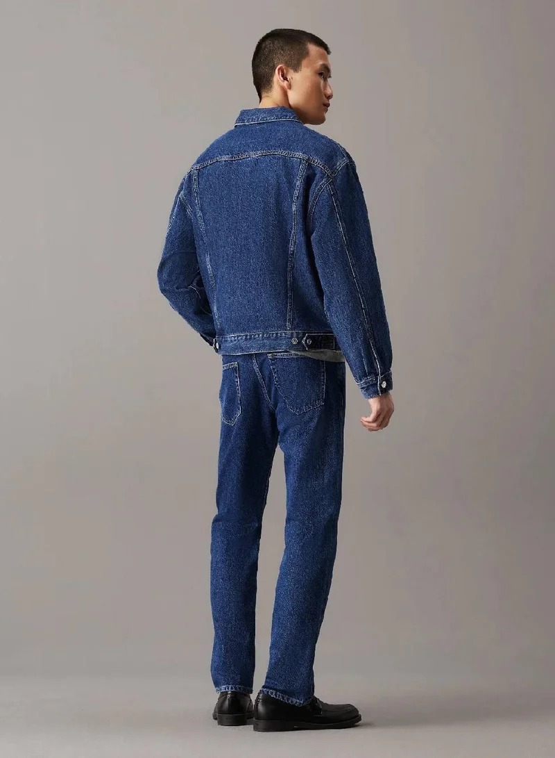 كالفن كلاين جينز بنطال جينز بقصة مستقيمة قياسية