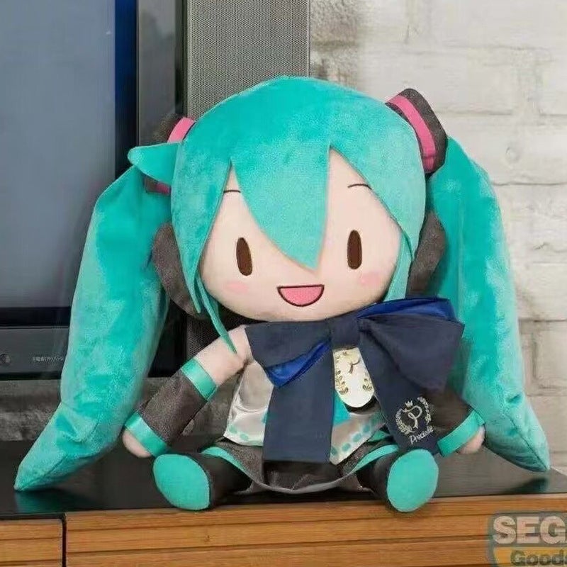 Fufu Plush Doll Cushion Classic Snow Miku Plush Toy Figurine Birthday Gift - Image 3