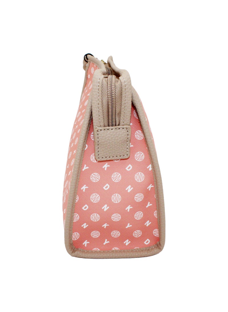 دكني حقيبة مستحضرات التجميل ليجاسي تي ستاند من دي كيه إن واي، حقيبة مكياج للسفر صغيرة، حقيبة تخزين صغيرة مضادة للماء وخفيفة الوزن، حقيبة مكياج صغيرة، حقيبة أدوات الزينة للسفر - Image 3