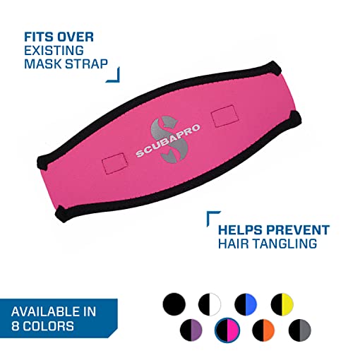 Scubapro Neoprene Mask Strap Cover BlackPink One Size 24700100 - Image 3