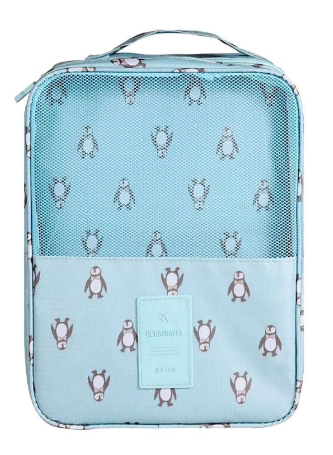 NIBEMINENT Travel Storage Waterproof Shoes Bag Blue  - Image 1