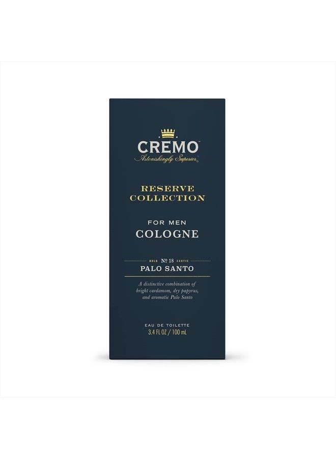 cremo Spray Cologne, Palo Santo (Reserve Collection), A Combination of Bright Cardamom, Dry Papyrus and Aromiatic Palo Santo, 3.4 Fl Oz - Image 4