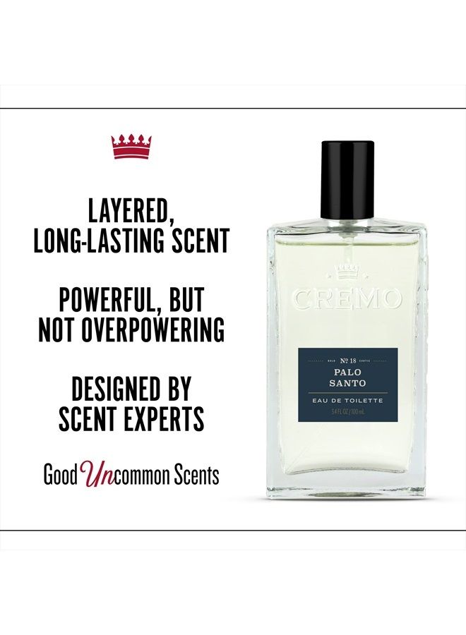 cremo Spray Cologne, Palo Santo (Reserve Collection), A Combination of Bright Cardamom, Dry Papyrus and Aromiatic Palo Santo, 3.4 Fl Oz - Image 3