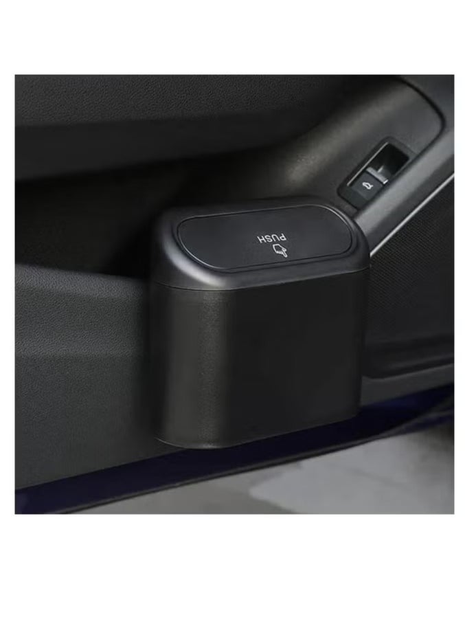Generic - A hanging trash basket inside the car that can be hung on the door or back of the chair with a touch cover - Image 1