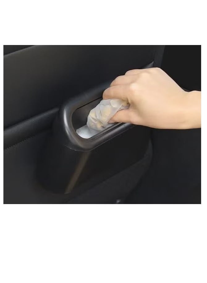 Generic - A hanging trash basket inside the car that can be hung on the door or back of the chair with a touch cover - Image 1