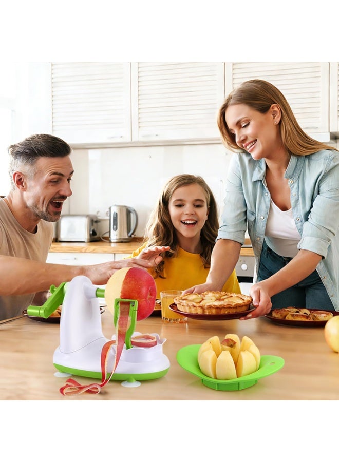 DubaiGallery Kitchen Apple Peeler Slicer and Corer Tool, Manual Fruit Peeling Machine with Simple Rotating Operation, Convenient Apple Cutter for Home Kitchen, Baking Preparation, Healthy Snacks, Desserts and Fruit Serving - Image 1
