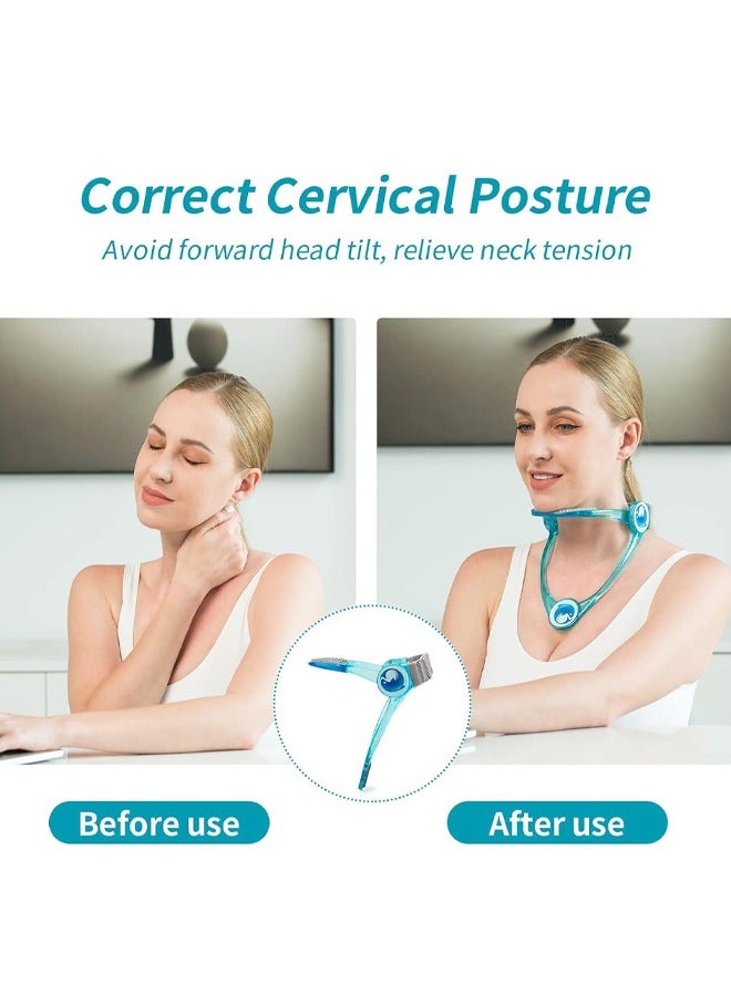 Neck Hump Corrector, Neck Brace, Neck Pain Relief and Support, Relieves Spinal Pressure, Improves Forward Head Posture, 360 Degree Adjustment, Ideal for use at Home, School and Workplace - Image 2