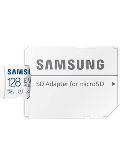 ماركة غير محددة بطاقة ذاكرة ثلاثية الأبعاد 128GB مع محول SD -أبيض  - Image 3