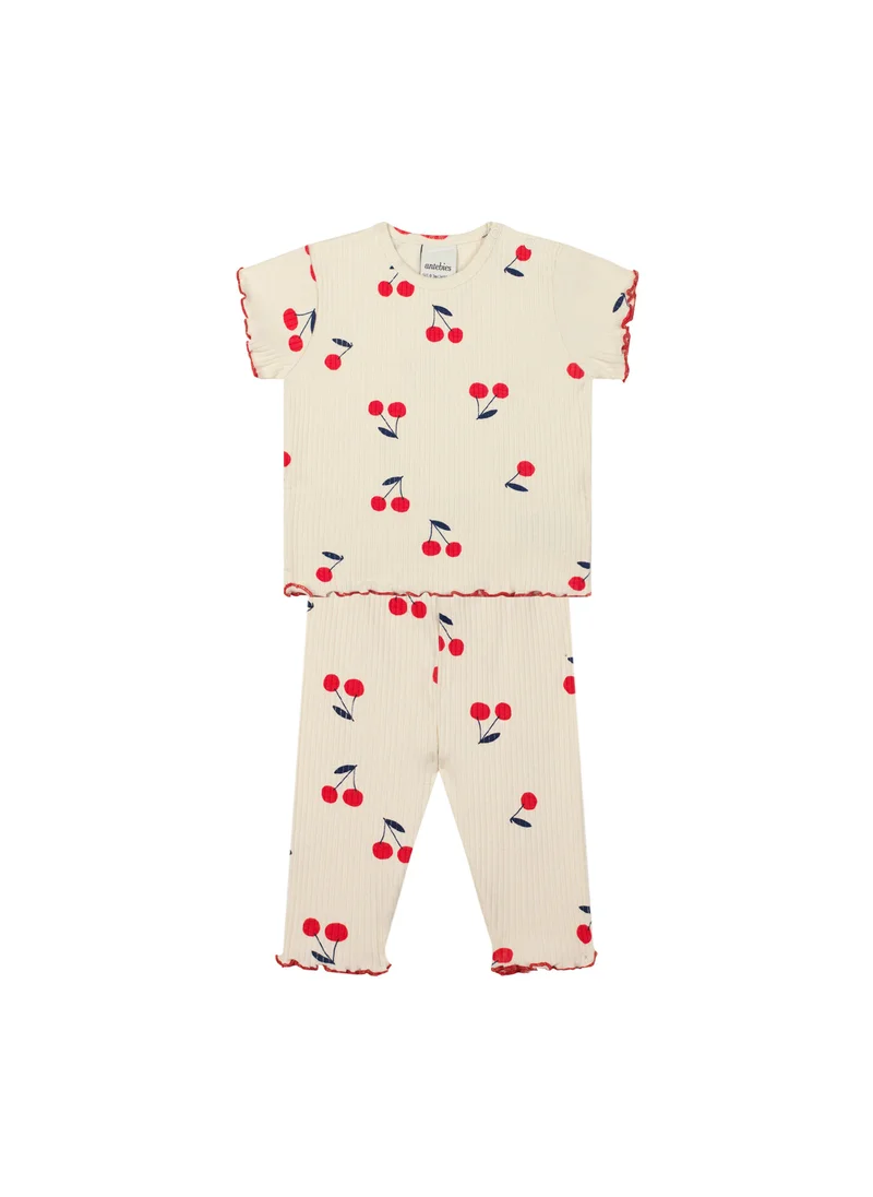 Antebies Cherry Tights Set