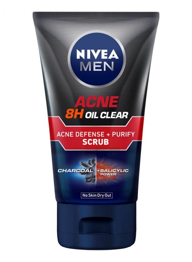 NIVEA MEN نظام الدفاع عن البشرة من حب الشباب 8 ساعات + مقشر الفحم + مسحوق الساليسيليك 100 مل - Image 1