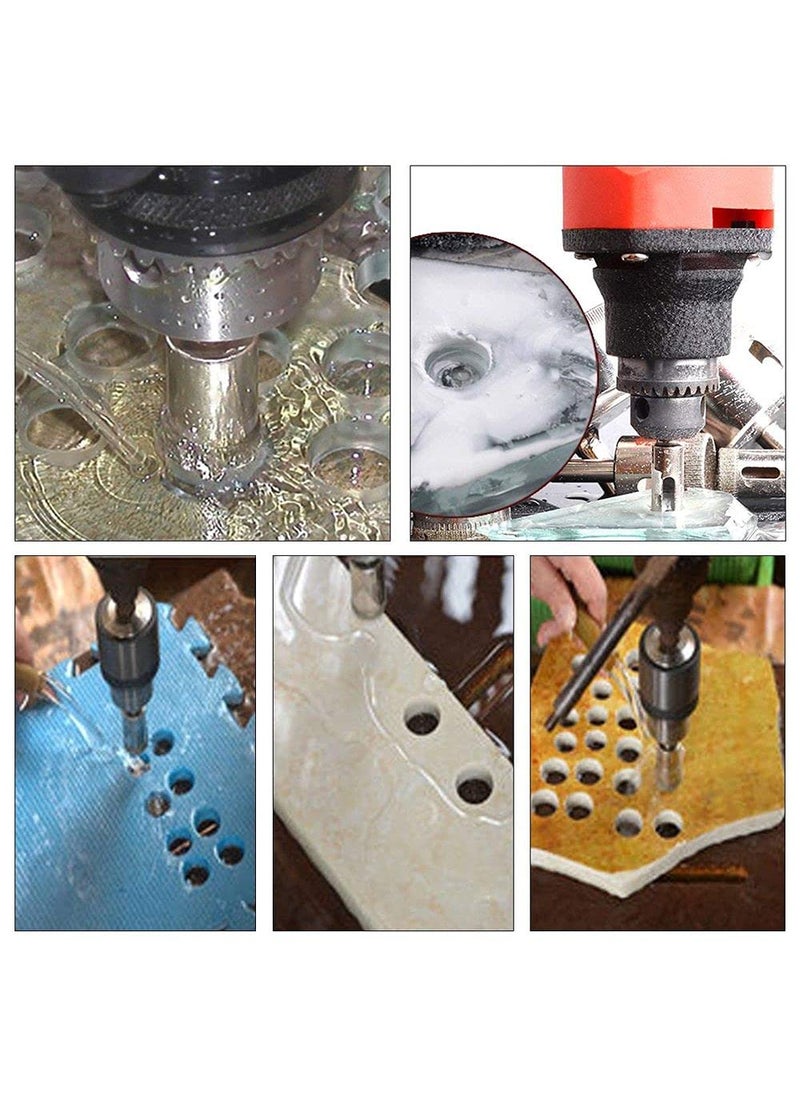 DIY Crafts Diy Crafts 10781 India 302707167858 Diamond Drill Bit Glass Tile Marble and Ceramic Hollow Core Extractor Remover Tool Bits Multicolor Set of 13  - Image 2