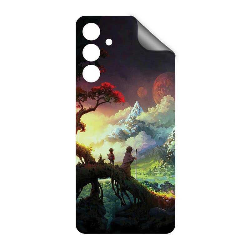 FCS Printed Designer Vinyl Mobile Back Skin Sticker for Samsung Galaxy S24 Ultra| Protects Against Dust, Precision-Fit, Vinyl, Bubble-Free Installation- (DZ-92) - Image 4