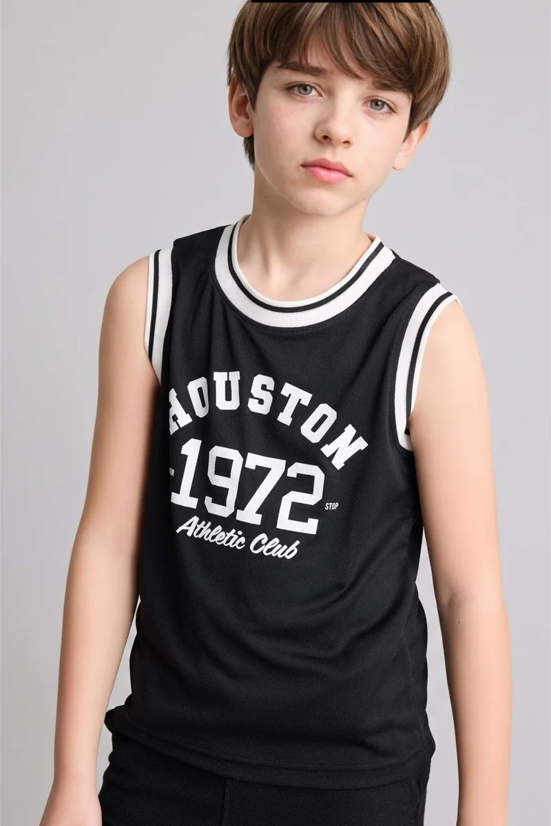DeFacto Boy Regular Fit Printed Tank Top