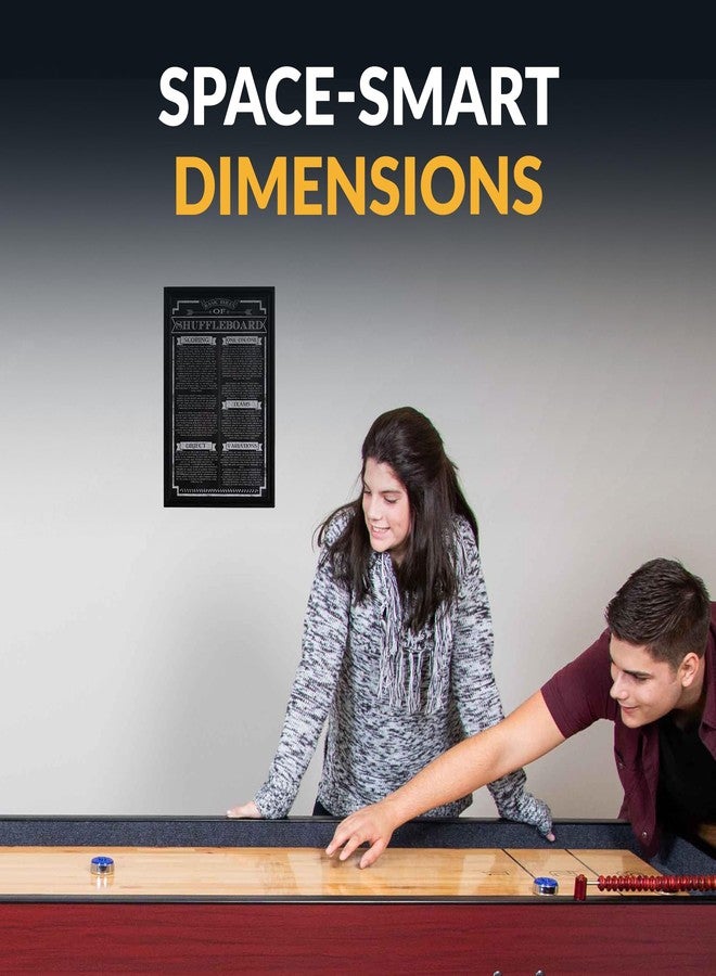 Hathaway Shuffleboard Game Rules Wall Art, Black - Image 3