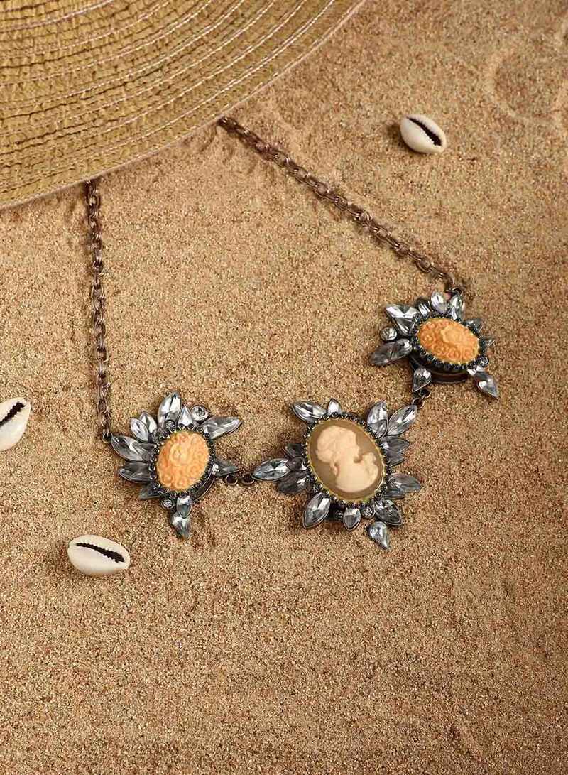 Sohi  Designer Statement Stone Artificial Necklace Jewellery for Women | Best Price UAE