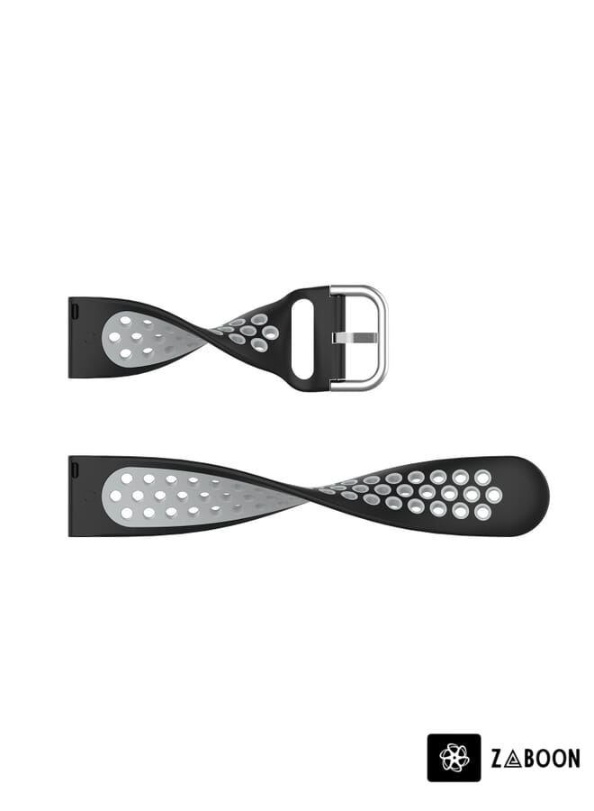 Zaboon Garmin erunner 255 22mm Perated Breathable Sports Silicone Watch Band - Image 5