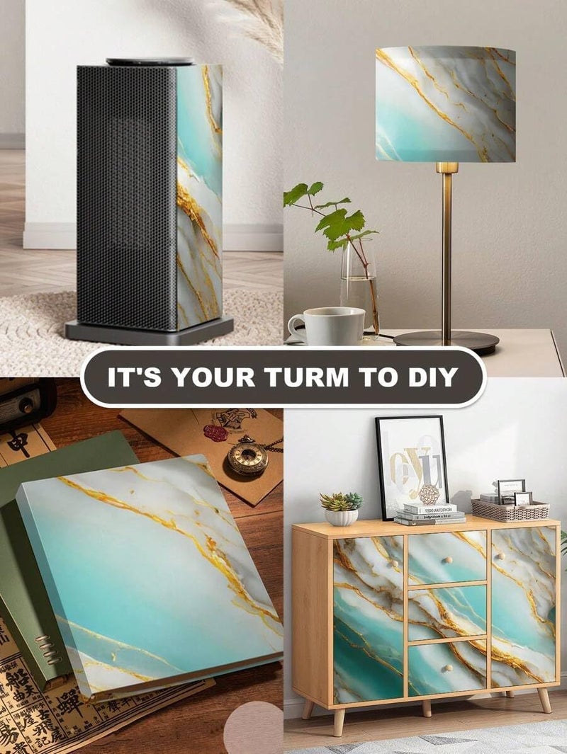 Jig-Tik 60cm x 200cm Kitchen Wallpaper | Oil-Proof & Waterproof Self-Adhesive Wall Sticker | Heat-Resistant Aluminium Backsplash Roll | Anti-Mold Kitchen Wall Covering (Pack of 2) - Image 5