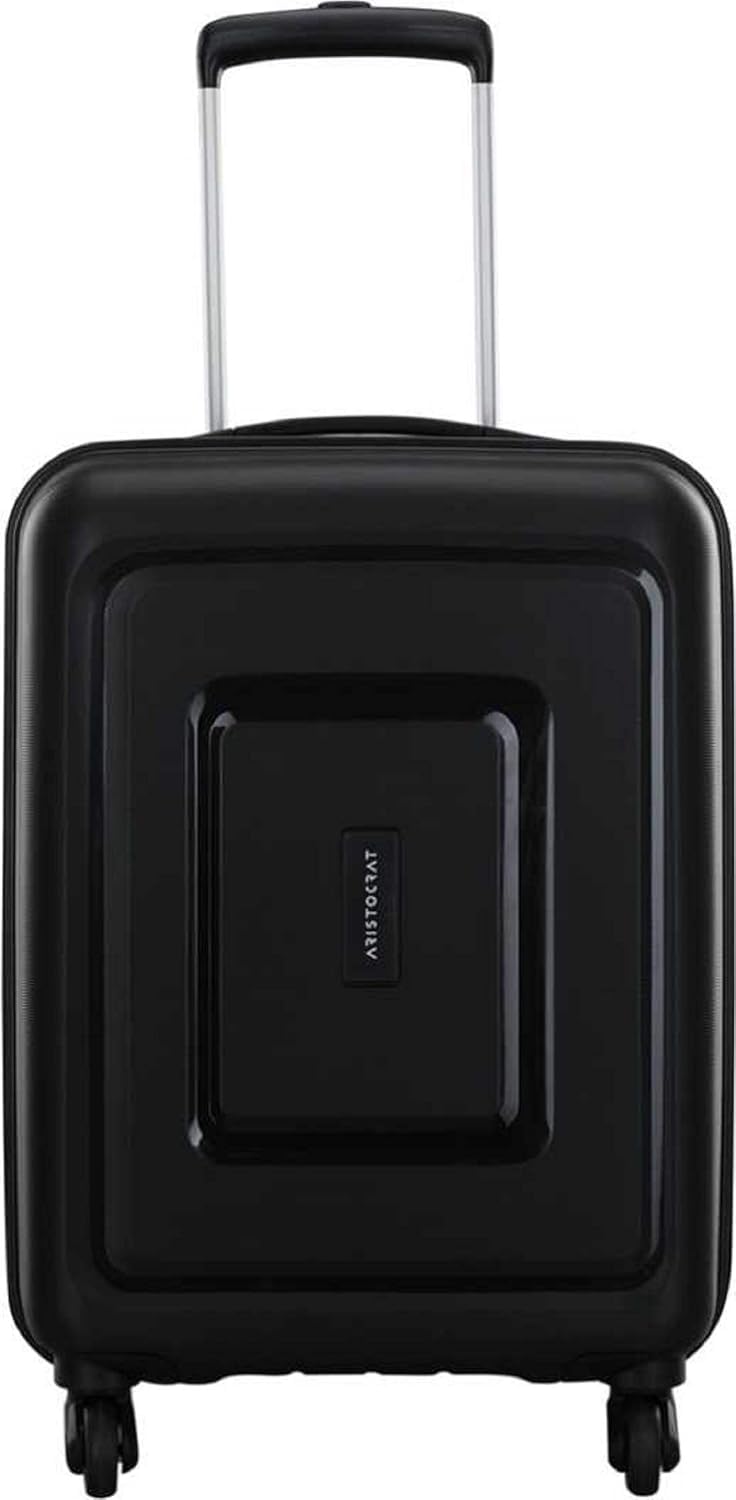 Aristocrat Storm Nxt 3 Pc Set Cabin 55cm(Small) Check-in 65cm(Medium) Check-in 75cm(Large) 4W Trolley Bags for Travel Hard Case Spinner Luggage, Lightweight Bag |7 Years Warranty (Jet Black, 3PC Set) - Image 4