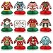 Aoriher 12 Pieces Ugly Sweater Table Decor Christmas Ugly Sweater Honeycomb Centerpieces Xmas Ugly Sweater Party Decorations 3D Table Toppers for Christmas Winter Ugly Sweater Party Supplies - Image 2