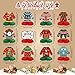 Aoriher 12 Pieces Ugly Sweater Table Decor Christmas Ugly Sweater Honeycomb Centerpieces Xmas Ugly Sweater Party Decorations 3D Table Toppers for Christmas Winter Ugly Sweater Party Supplies - Image 4