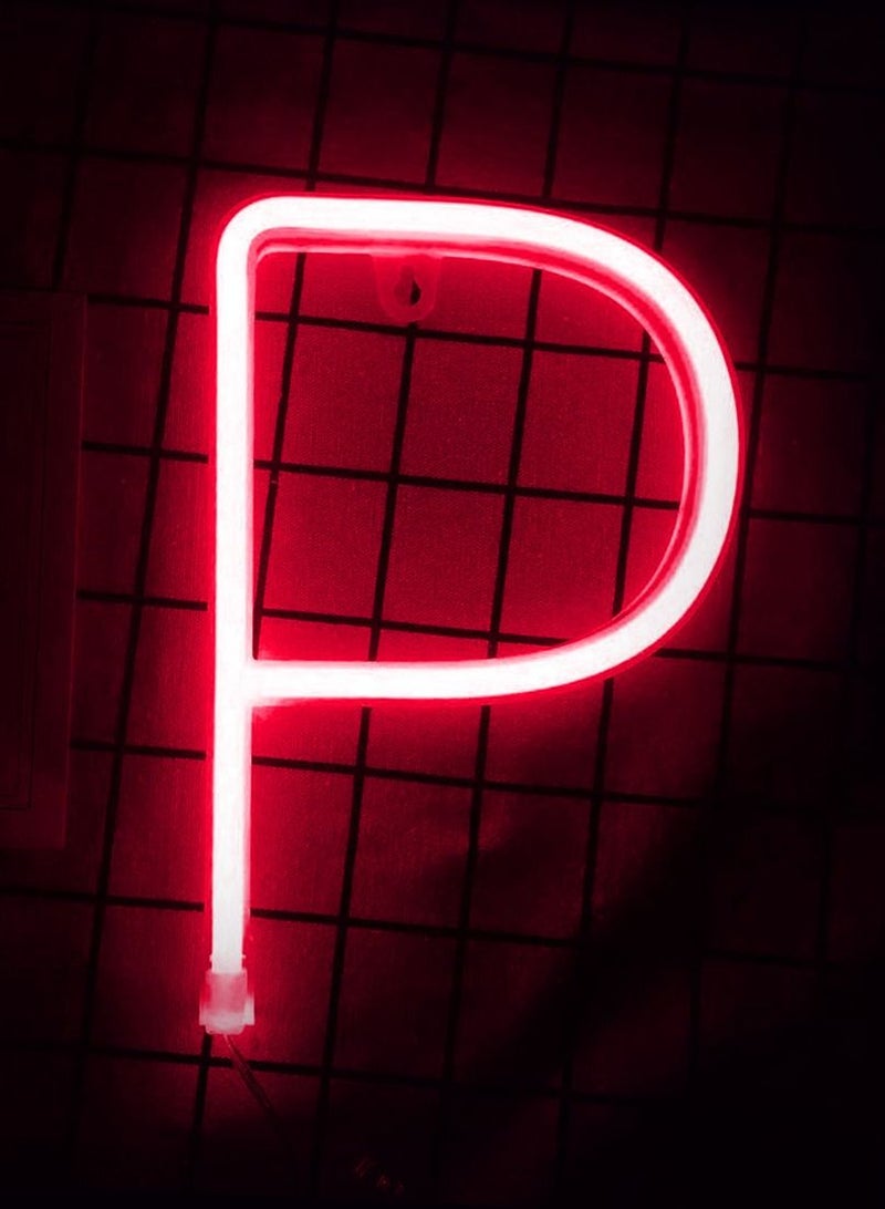 Salla LED Neon Flex Letter Light P 30x19cm - Image 1