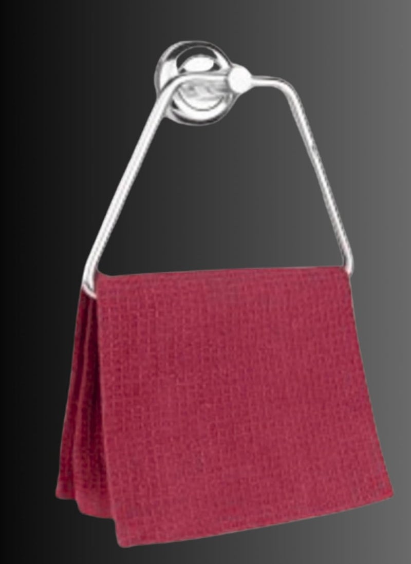 PEFKO PEFKO PFK001 Stainless Steel Towel Ring for BathroomWash BasinNapkinTowel HangerBathroom Accessories 1 Chrome Finish  - Image 1