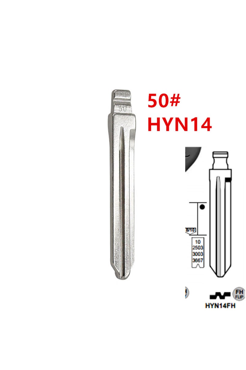 إيروريكس 10 قطع من شفرات المفاتيح الفارغة القابلة للطي HYN14 HY16 50# HYN14FH لسيارات هيونداي أكسنت إلنترا وكيا، شفرات مفاتيح KD... - Image 5