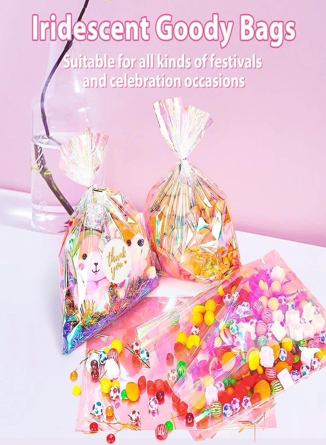 Cherodada Includes drawstring and thank-you stickers for wrapping cookies, candy, popcorn, baked goods (100pcs - Image 3
