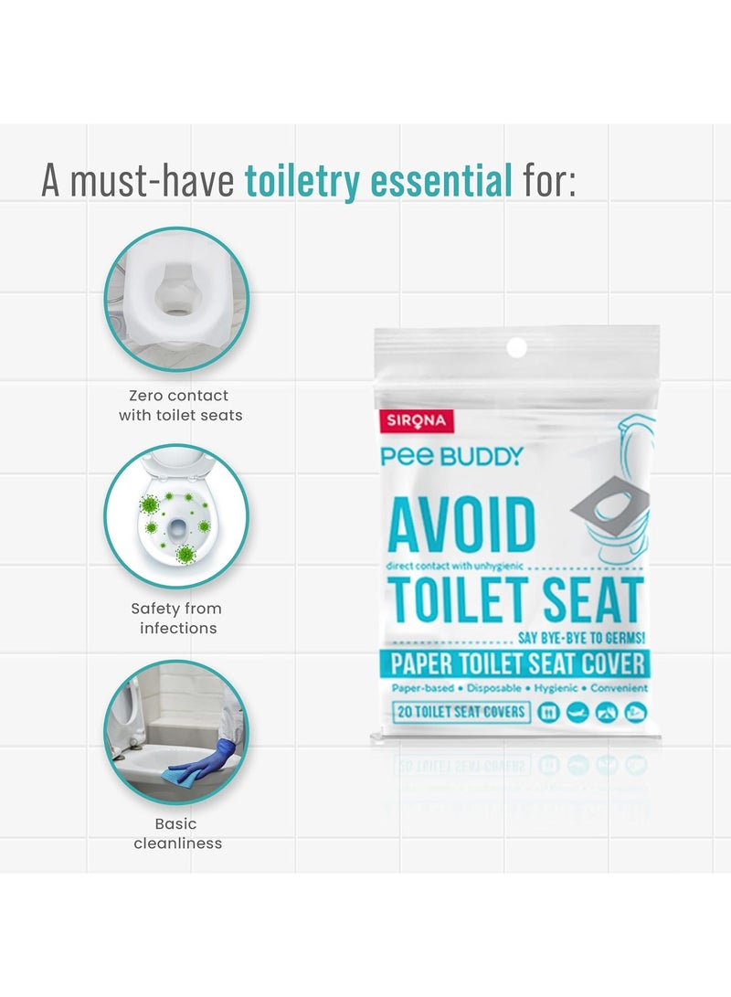 Sirona Disposable Toilet Seat Cover 20 Pcs  - Image 2
