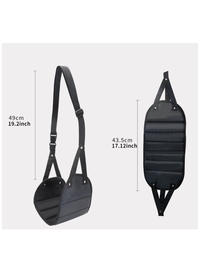 Winner 2Pack Airplane Foot Rest Hammock - Adjustable Travel Footrest & Cushion for Long Flights, Ergonomic Support for Economy Class Seats, Portable - Image 2