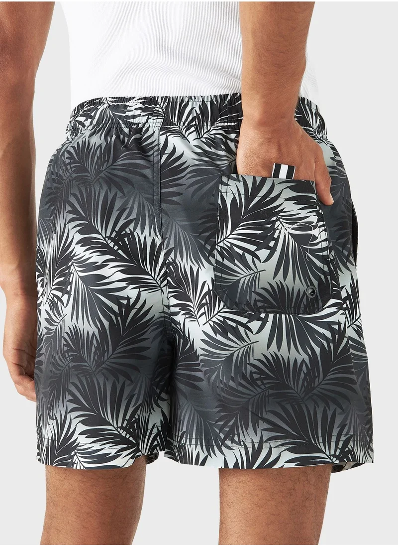 كابا All Over Printed Swim Shorts