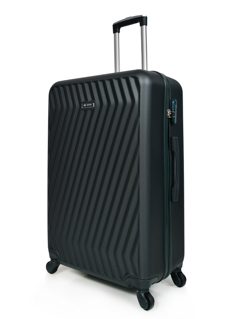 مورانو طقم شنط سفر مورانو مكون من 4 قطع بتصميم أنيق مقاسات 28''-24''-20''12'' إنش لـون أخضر غامـق - Image 4