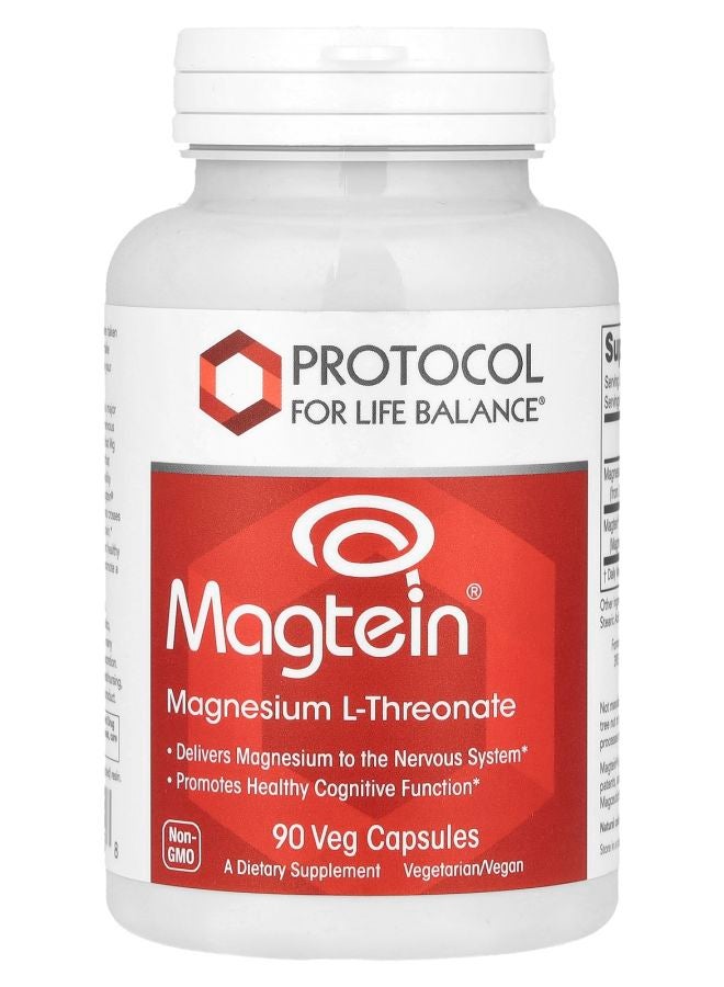Protocol For Life Balance Magtein® Magnesium LThreonate 90 Veg Capsules