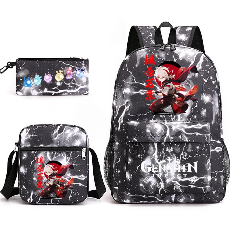Game Original Star Student Schoolbag Three-Piece Set Youth Male And Female Backpack - Image 4