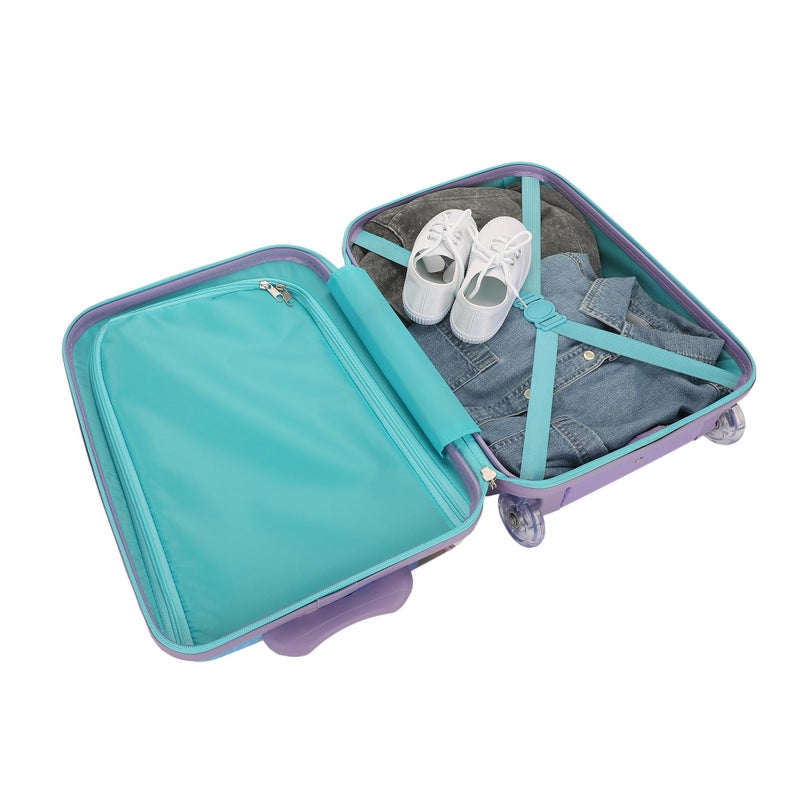 Bioworld Disney Frozen Hard Sided 2-Wheel Rolling Luggage with Top Handle - Image 4