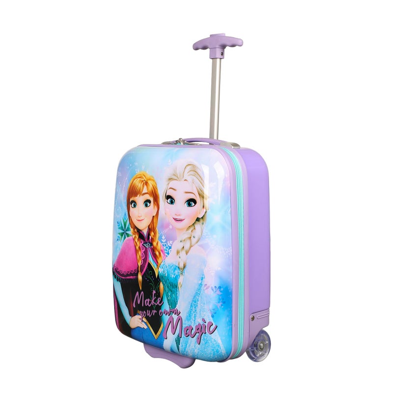 Bioworld Disney Frozen Hard Sided 2-Wheel Rolling Luggage with Top Handle - Image 1