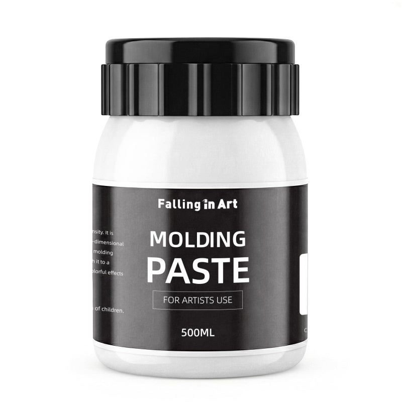 Falling in Art Modeling Paste for Acrylic Painting 169 Oz Lightweight Acrylic Textured Paste for Textured Art